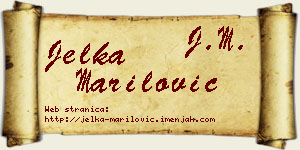 Jelka Marilović vizit kartica